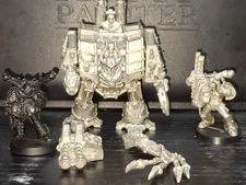 warhammer 40k Metal chaos dreadnought & 2 Chaos Space Marine Havocs