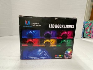 MICTUNING Mini RGB LED Rock Lights High Power 8 Pcs