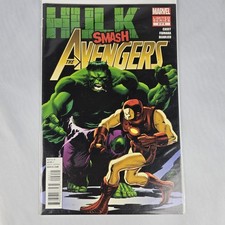 Hulk Smash Avengers #2 Marvel Comics 2012 Lee Weeks Cover Hulk vs Iron Man VF-NM