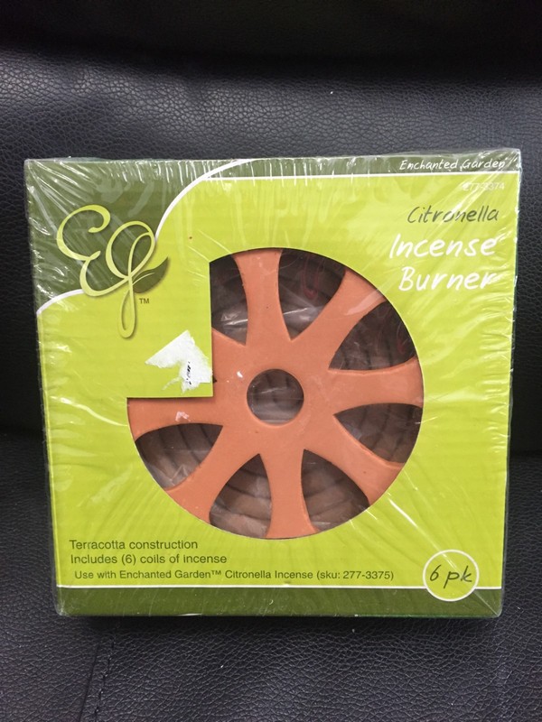 Garden Citronella Incense Terracotta 6 Coils