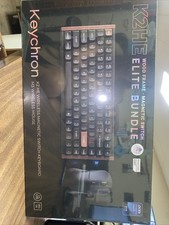 Keychron K2 HE Wood Frame Wireless Magnetic Switch Keyboard Mouse Elite Bundle