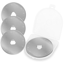 (2,97 EUR/ostrze) 3 x 45mm Ostrze zamienne do przecinarki rolkowej OLFA i PRYM