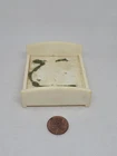 Vintage Fisher Price little people white double bed