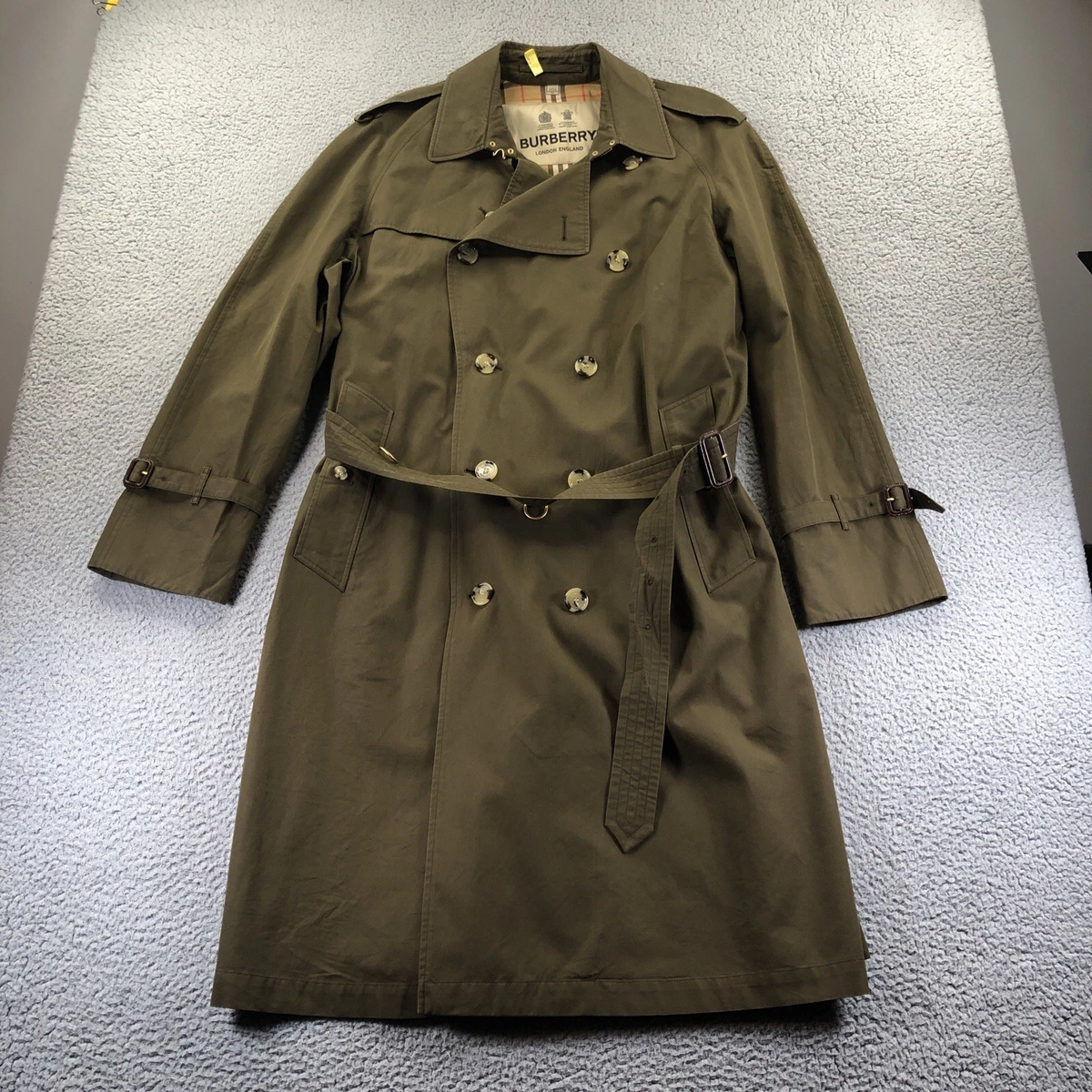 Burberry Trench Coat Men 44 | eBay