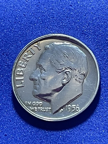 1956-P Proof Silver Roosevelt Dime BU from Proof Set #062925-5