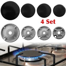 4PCS 55-100mm Universal Burner Crown Flame Cap Cooker Gas Hob burner Caps Kits