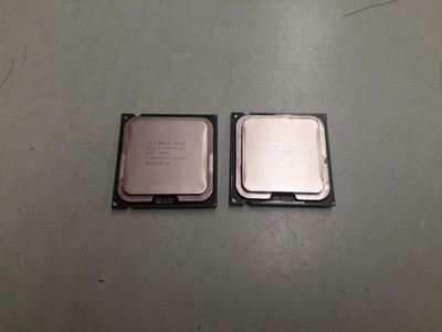 (2) Intel Core 2 Duo E8400 3.0 GHz 6MB 1333MHz SLB9J CPU Desktop Processor