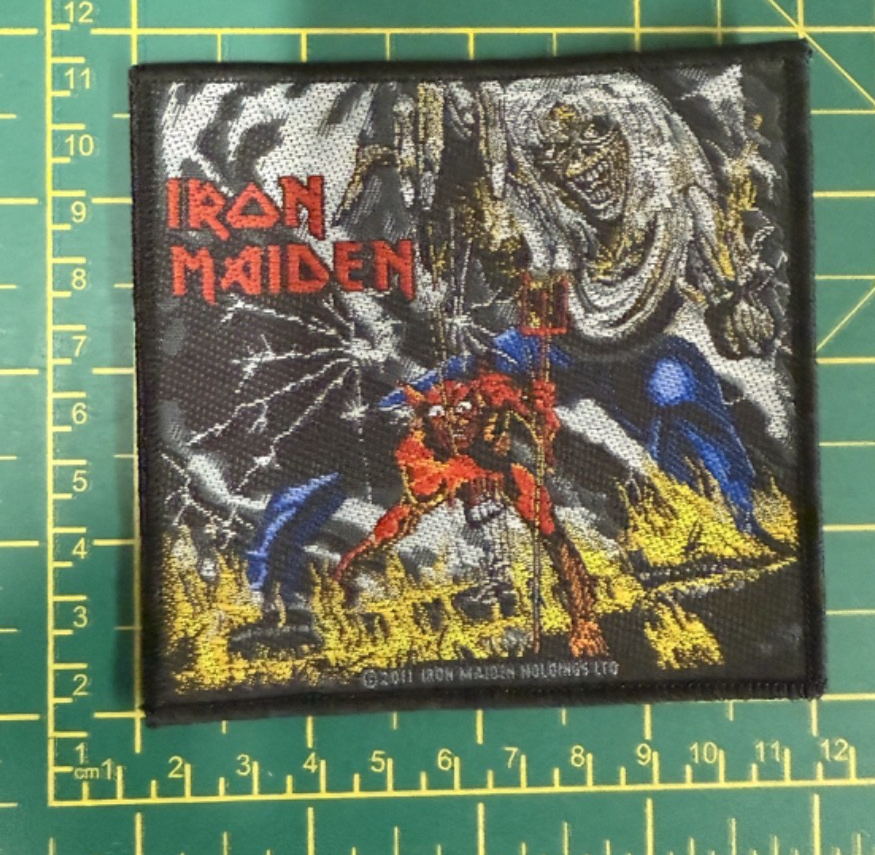 Iron Maiden Number Of The Beast Woven Sew On Packed Patch Officially Licensed