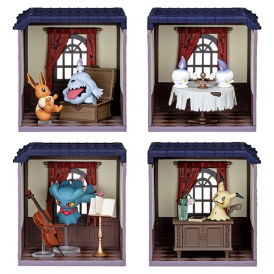 Re-Ment Pokemon Midnight Mysterious Mansion 2 1Box ca. H90 X B140 X T75Mm Ma