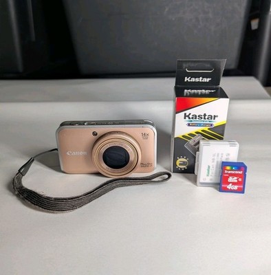 Canon PowerShot SX210 IS Digital Camera Rose Gold 14.0MP 14x Zoom (DAMAGED)