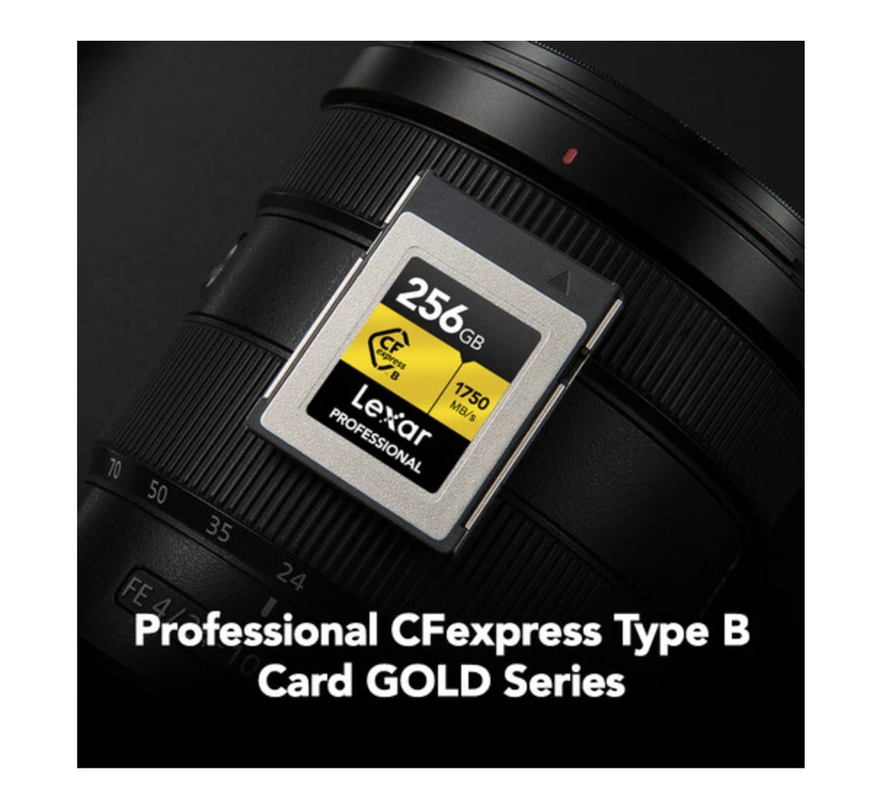 256GB Lexar Professional CFexpress Type B Memory Card GOLD Series 1750 MB/s R - Image 2 of 4