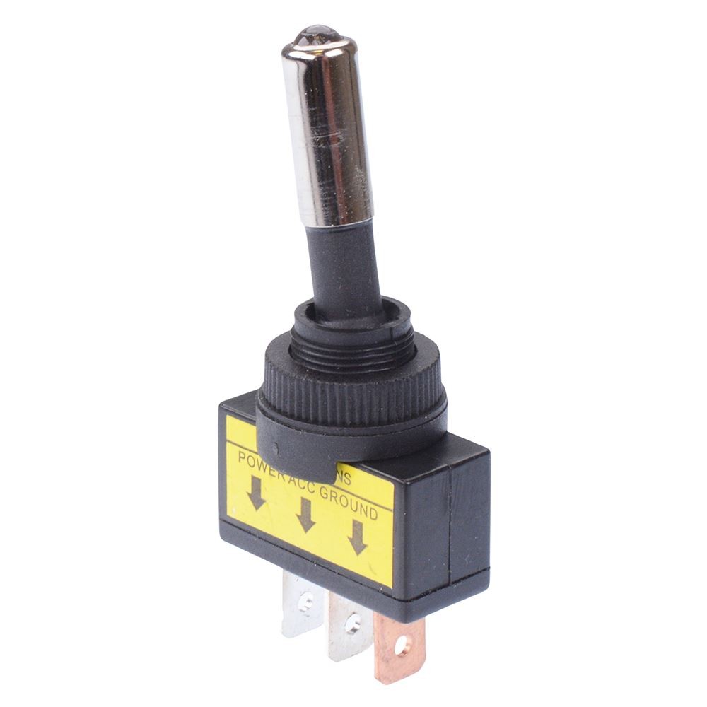 Blue LED On-Off Toggle Switch SPST 12V 20A Automotive