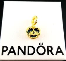 PANDORA Disney Cinderella Carriage & Heart Double Dangle Charm