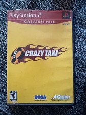 Crazy Taxi PS2 PlayStation 2 2001 Greatest Hits Case Disc Only No Manual