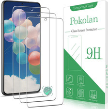 Galaxy S22 5G Screen Protector Anti-Fingerprint Glass HD Clarity Bubble-Free 3Pc