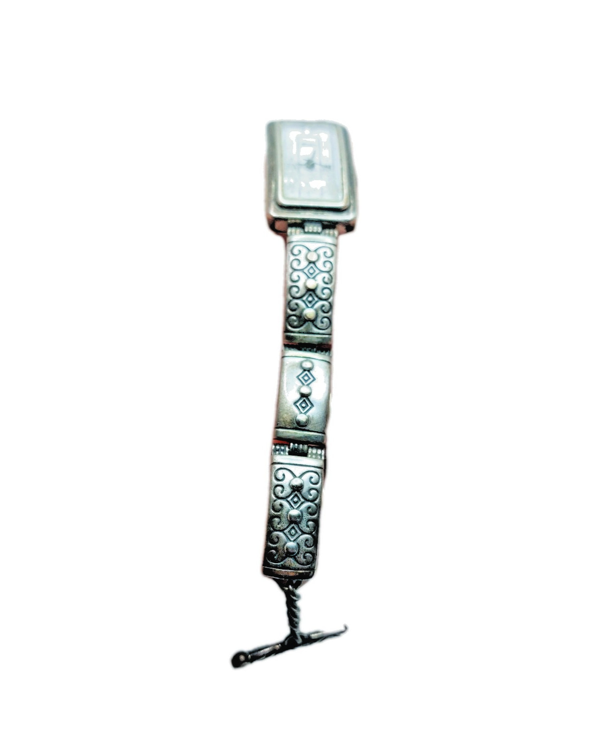 Brighton Aspen Quartz Watch Rectangular Silver To… - image 3