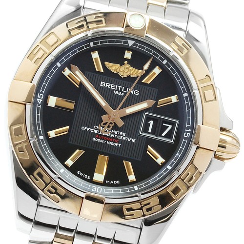 BREITLING Windrider Cockpit C49350 Date black Dial Automatic Men's Watch_956646