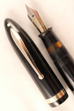 VINTAGE HUGE 1930s SHEAFFER LIFETIME BALANCE OVERSIZE FOUNTAIN PEN ~ RESTORED!
