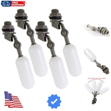 4PCS 1/2 Inch Float Ball Valve Plastic Water Float Valve Mini Plastic Float V...