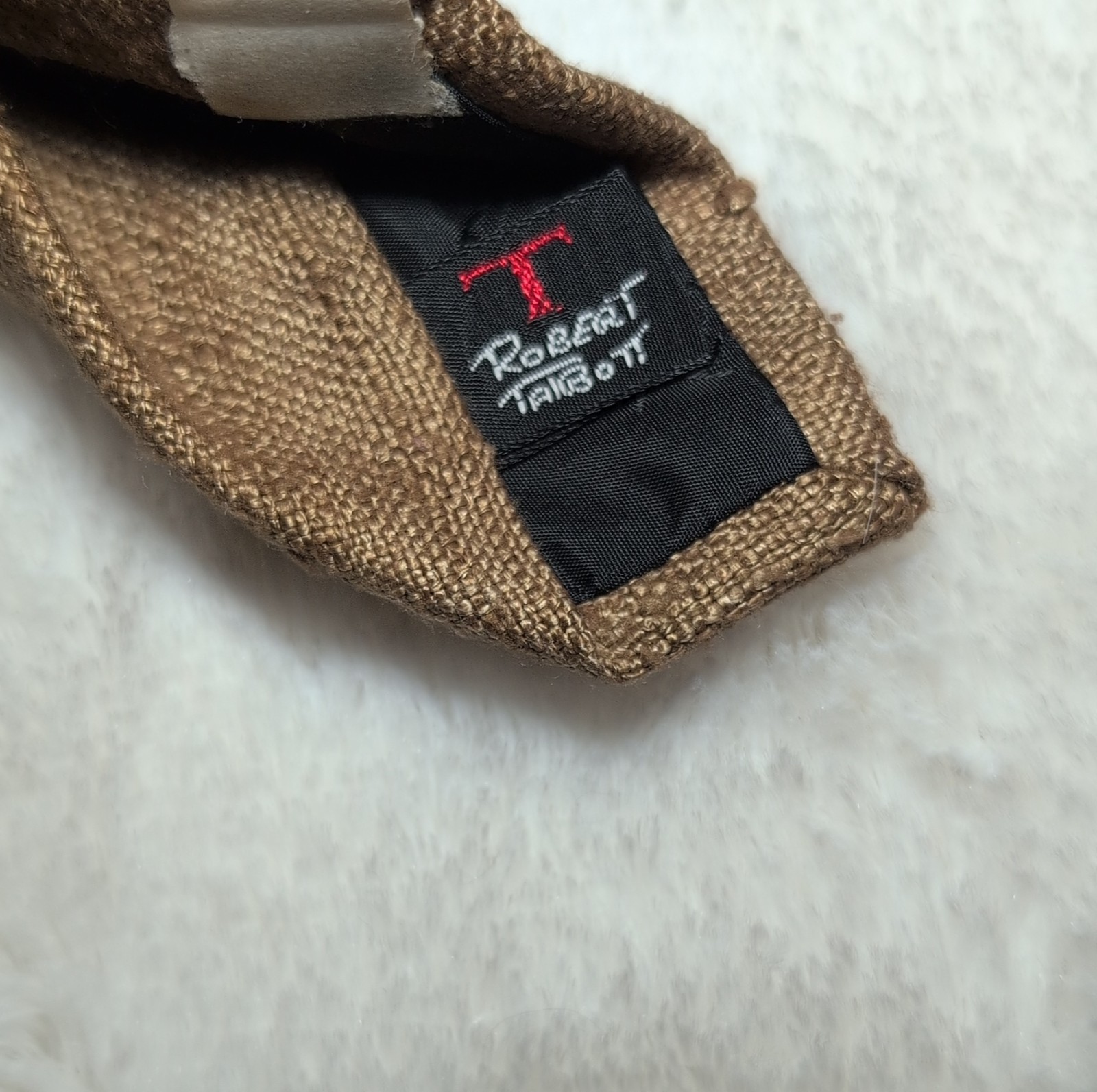 Unique Rare Robert Talbott Handmade Textured Silk… - image 4