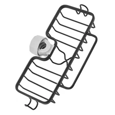 1PC Space Aluminum Buckle Type Drain Basket Kitchen Sink Storage Rack Rag Rack