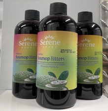 Soursop Bitters Liquid with Soursop Leaves Exp07/2027 16 Fl Oz Each Three Pack
