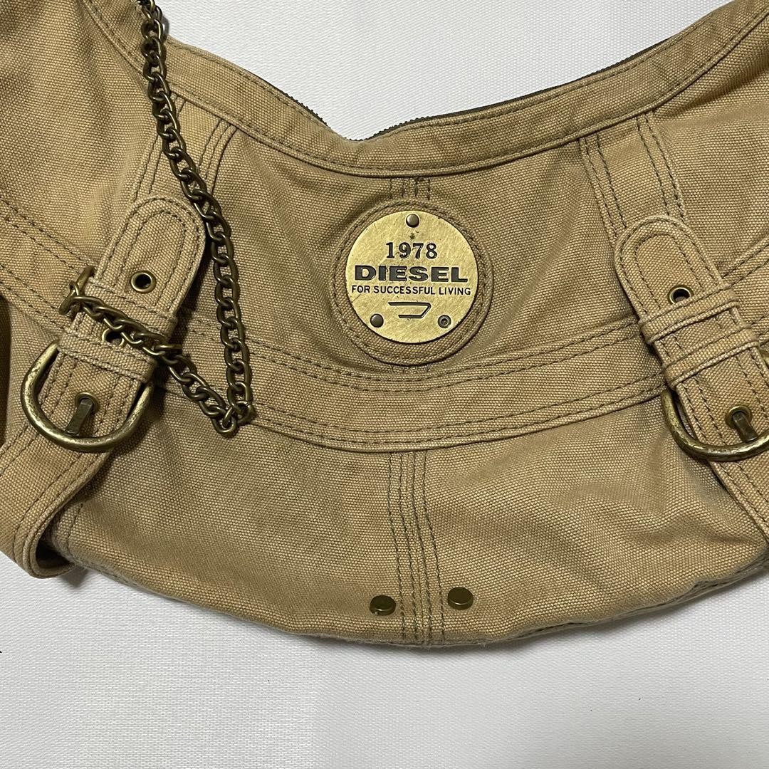 Diesel Men Vhtf Rare Archive Shoulder Bag Y2K Crescent Moon 1978