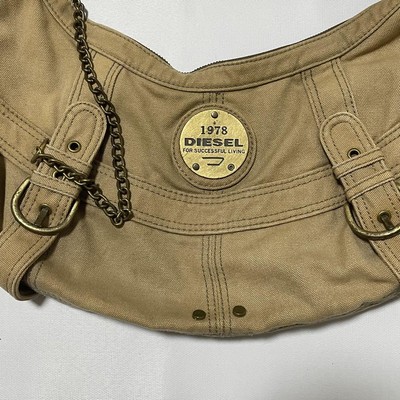 Diesel Men Vhtf Rare Archive Shoulder Bag Y2K Crescent Moon 1978