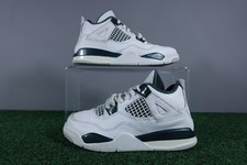 Jordan Air Jordan 4 Retro Shoes Toddler Size 13C White Green BQ7669-103