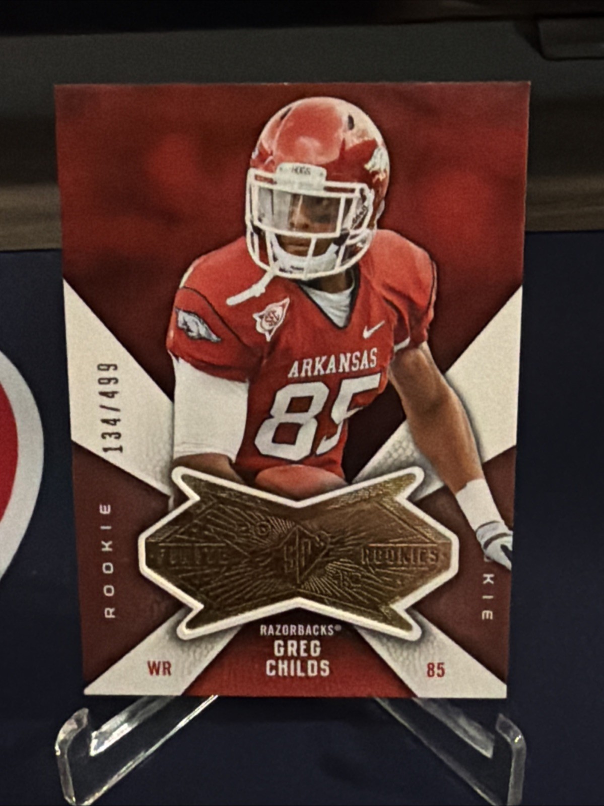 Greg Childs SPx Finite Rookies #FGC Base