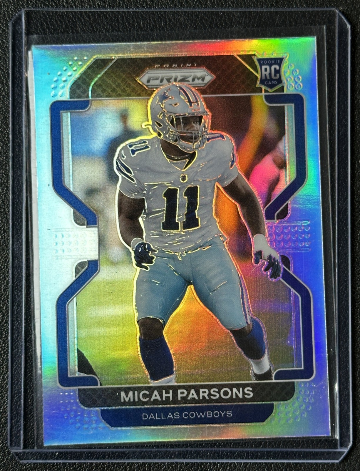MICAH PARSONS 2021 PANINI PRIZM #382 ROOKIE SILVER RC COWBOYS
