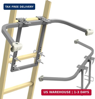 Ladder Stabilizer,Heavy Duty Steel Extension Ladder Stabilizer for Roof Gutter a