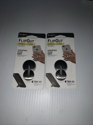Nite Ize FlipOut Handle + Stand Adjustable Angle Kickstand Holder Adhesive Gold