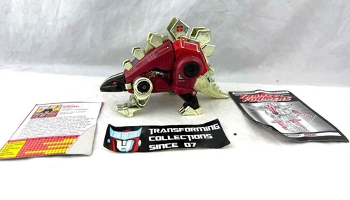 Transformers Original G2 1992 Dinobot Snarl Red Figure