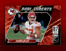 2021 Elite Dual Threats Green #6 Travis Kelce