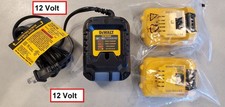 DeWALT DCB122 12V 2 Ah Li-Ion Batteries 2x & DCB1102 Charger. New 2025 OEM.