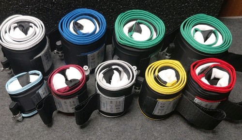 Lot Of 9 TOURNIQUET CUFFS 8 12 15 18 24 30 34 42 44" Single Port Single Bladder - Afbeelding 8 van 22