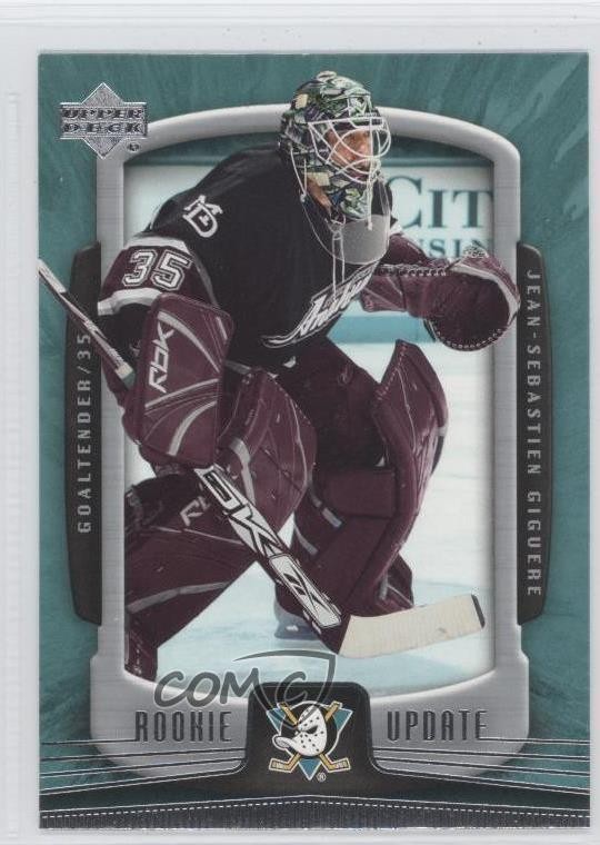 2005-06 Upper Deck Rookie Update Jean-Sebastien Giguere #1 0q5