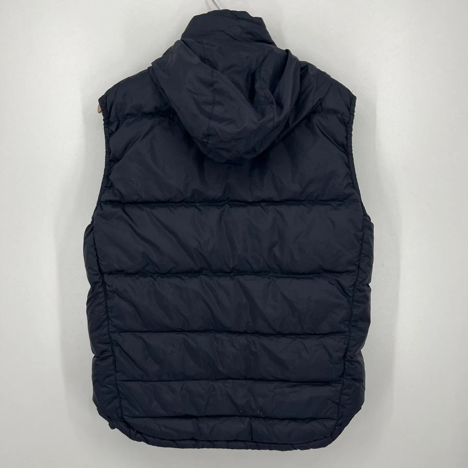 Gap Puffer Vest Men's Size S Black Down Fill Sleeveless Reversible Vtg Y2K - Image 4 of 4