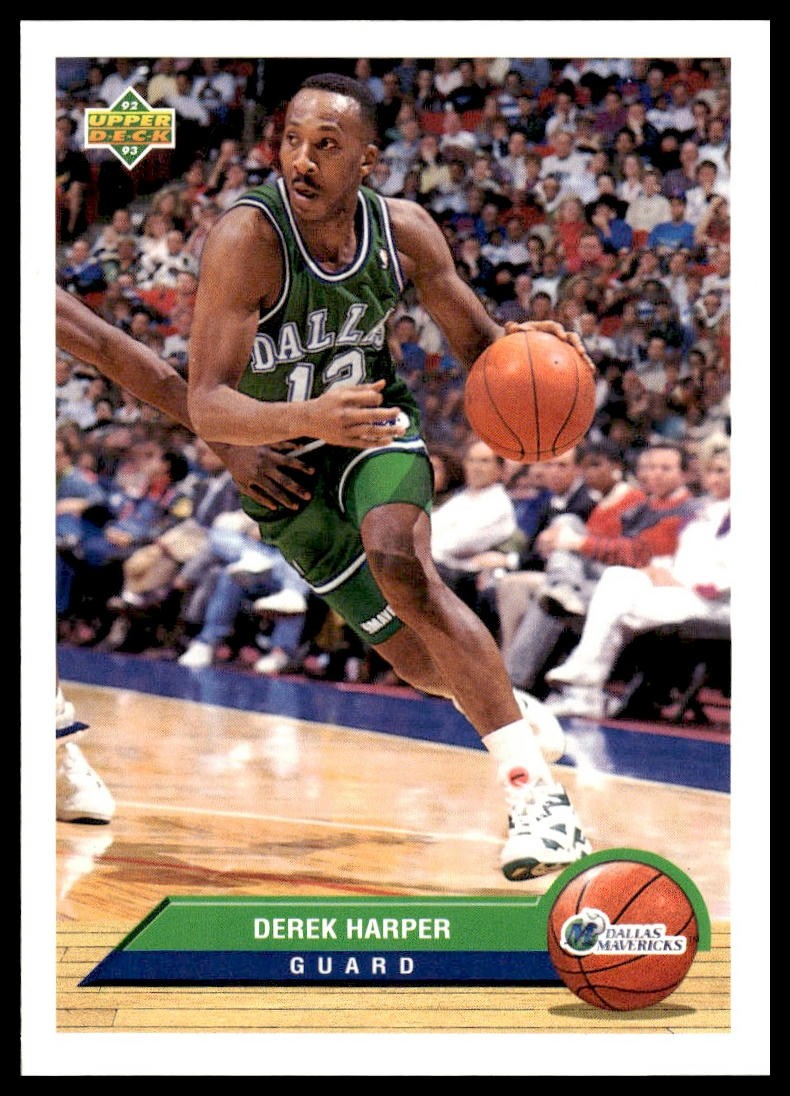 1992-93 Upper Deck McDonald's #P9 Derek Harper Dallas Mavericks NM+