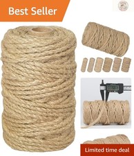 Durable PerkHomy 5mm Jute Twine - 105FT for Crafts, Gardening  Home Decor