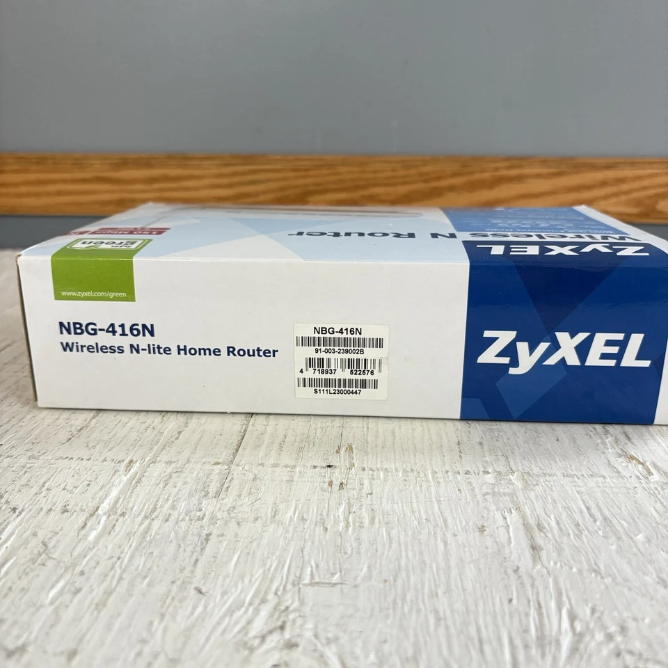 ZyXEL NBG-416N 150 Mbps 4-Port 10/100 Wireless N Router - NEW OPEN BOX - Image 4 of 4