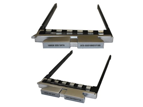 Cisco 2.5" SSD Caddy SATA UCS-SSD100GI1F105 Low Height 7mm Drive Sled Mount