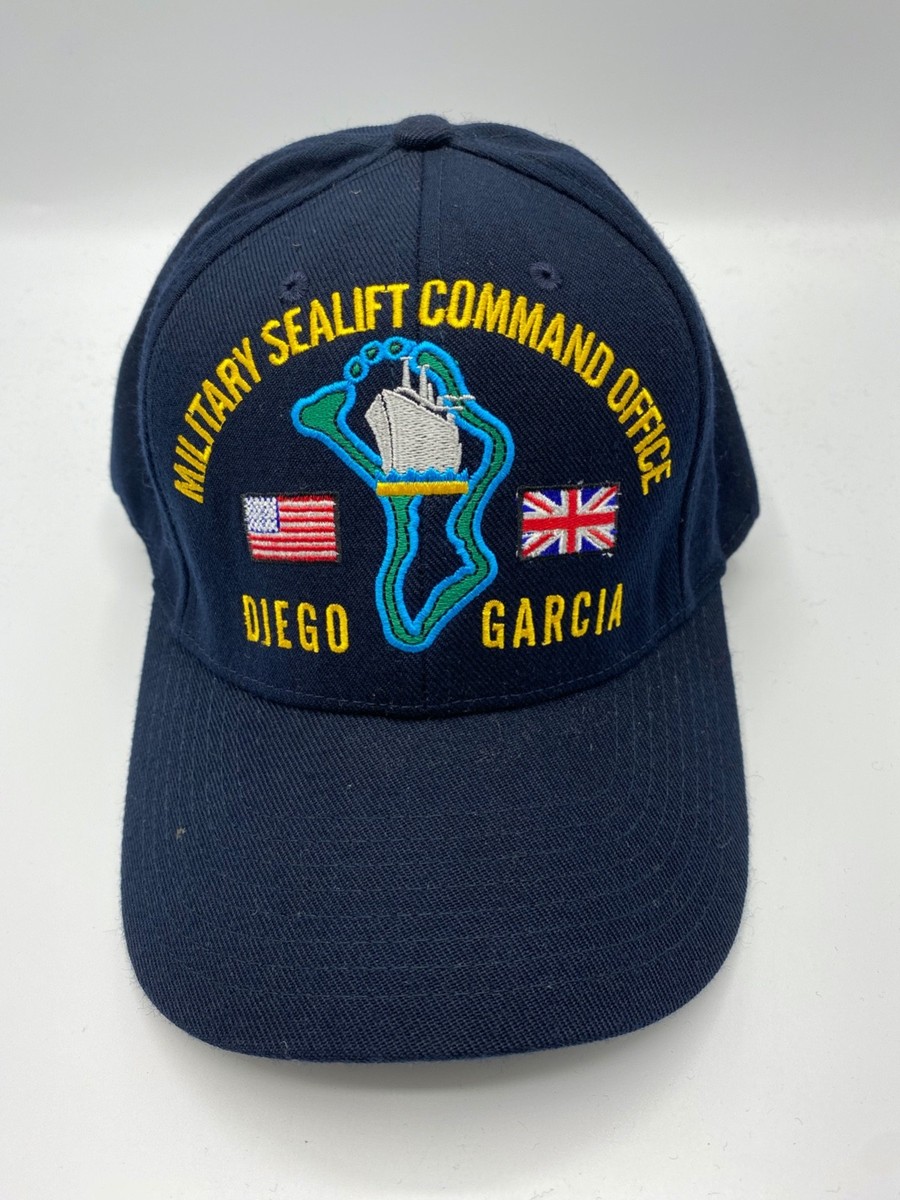 The Corps Military Sealift Command Diego Garcia Blue Baseball Cap