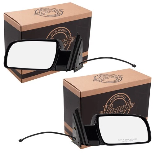 Power Mirror fits 1988-1999 C1500 Standard Type Metal Base Manual Fold Set