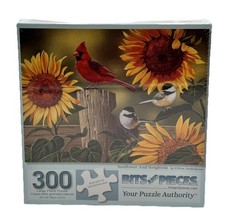 300 Piece Puzzle Sunflower and Songbirds Card...