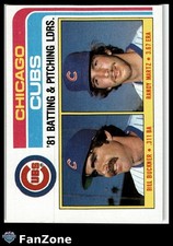 1982 Topps #456 BILL BUCKNER/RANDY MARTZ