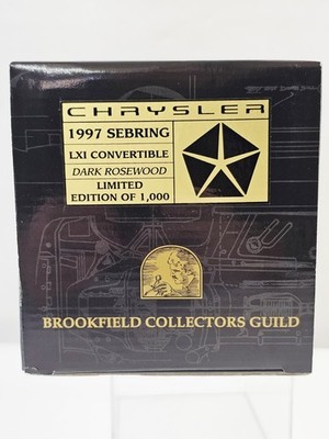 1997 Chrysler Sebring LXI Convertible 1/24 Brookfield Collectors