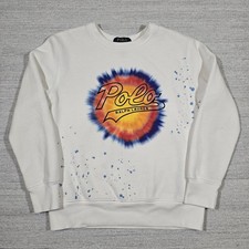 Polo Ralph Lauren Tie-Dye Logo Crewneck Fleece Sweatshirt Boys Sz S 8