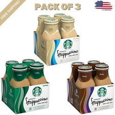 3-Pk- Starbucks Frappuccino Variety Pack Chilled Coffee Drink, 9.5 fl-oz, 12 Ct